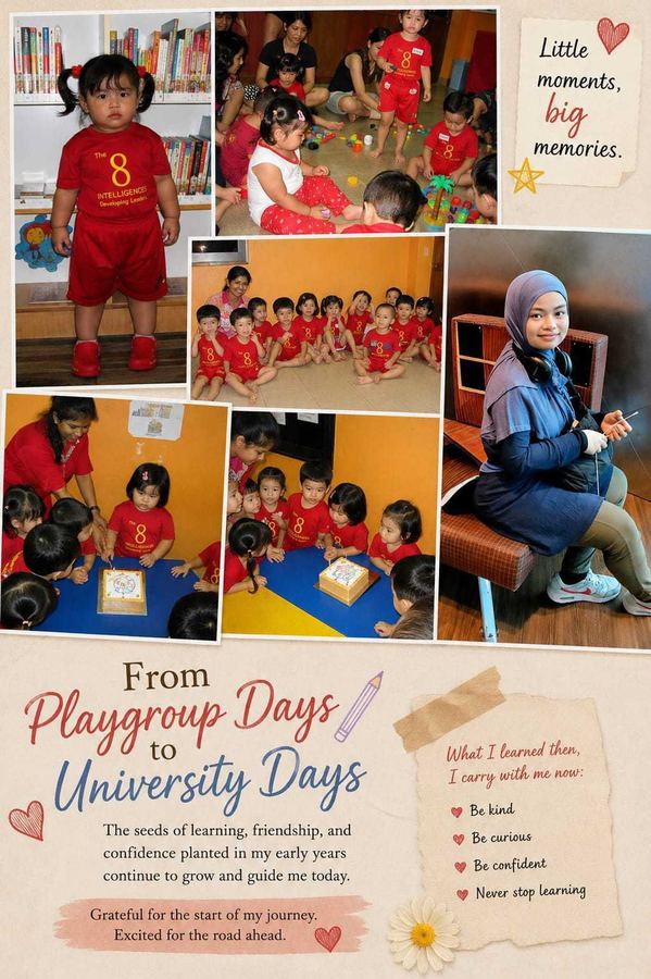 Nur Aqilah Marsya — Star Tots alumna, now at university